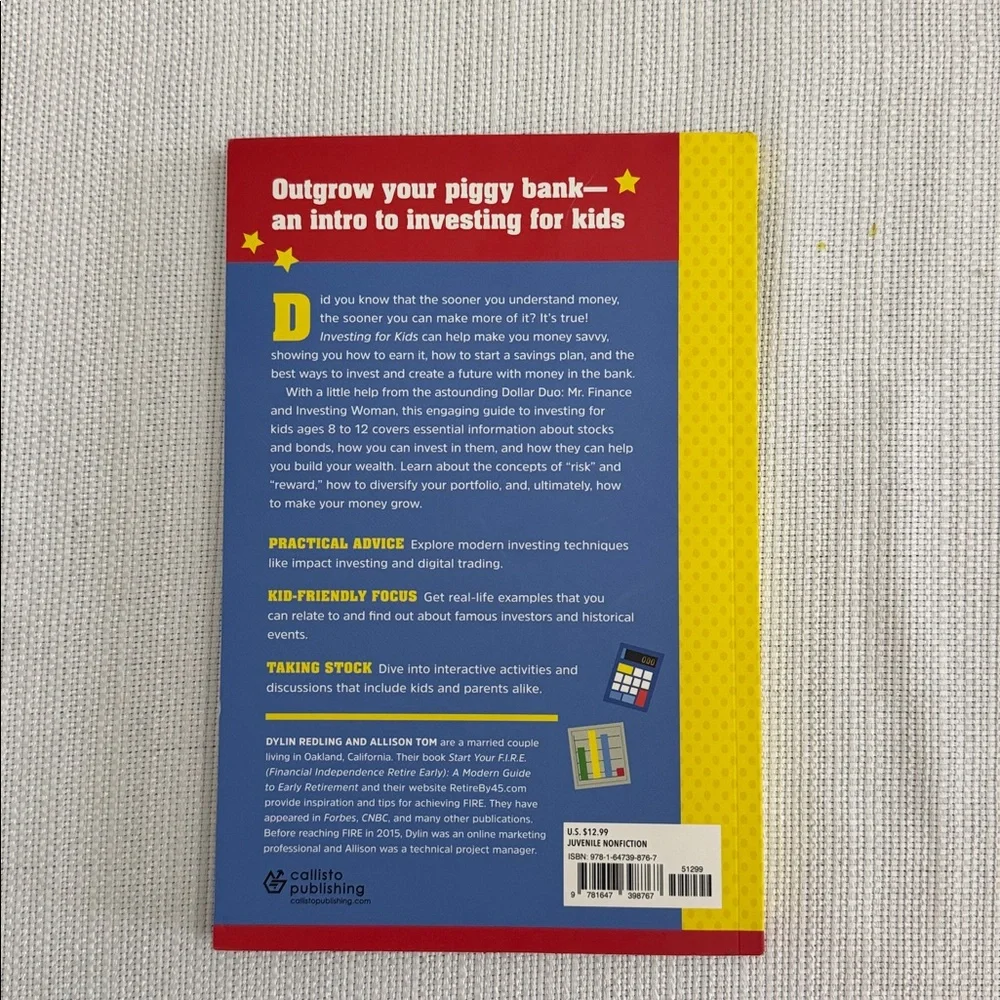 Investing for Kids Book - How To Save, Invest, And Grow Money Ages 8-12 - Picture 4 of 4